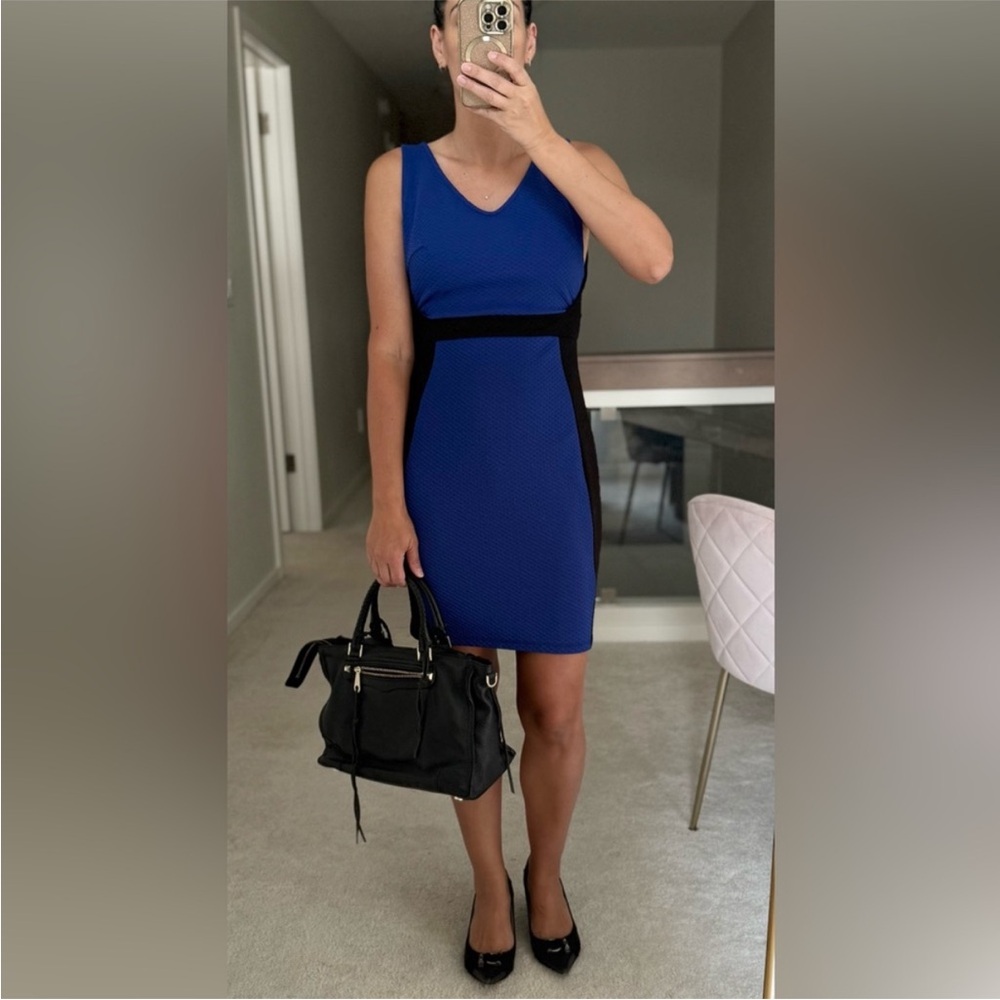 NWOT Sleeveless Colorblock Bodycon Dress